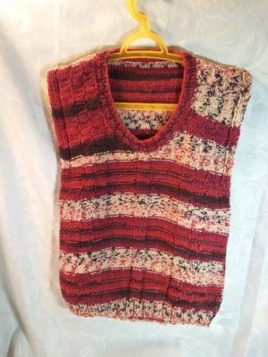 146 Pullover senza maniche gr. 98-104